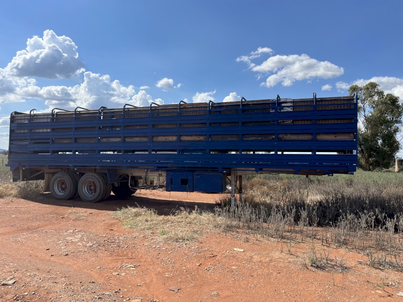 40’ 2x1 stock crate and trailer 