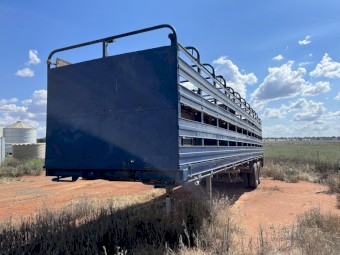 40’ 2x1 stock crate and trailer 
