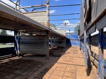 40’ 2x1 stock crate and trailer 