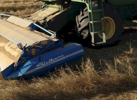 2012 Shelbourne 24' RSD Stripper/Header Front with John Deere adaptor & transport cradle