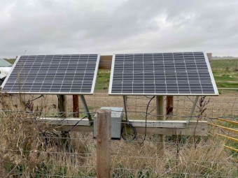 Gallagher MB2800i electric fence set up