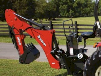 Branson BH860 Quick Fit Chassis Mount Backhoe - suits 20 and 25 Series Branson Tractors, some TYM and Mahindra also