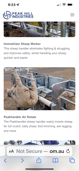 WANTED Peak Hill Rotating Sheep Handler