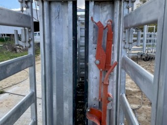 Air operated Clipex cattle crush