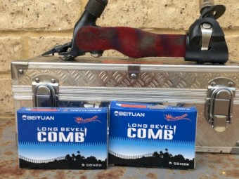 Heiniger cyclon n Beiyuan long bevel combs x10