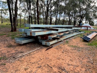 45m x 18m x 5.2m Steel Shed Frame