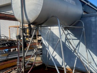 Overhead Diesel Tank Fuel Tank 2200 litres Tank on Stand