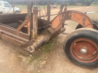 Large 7ft Dirt Scoop