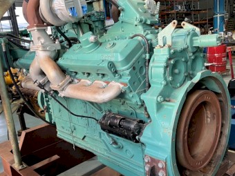 Detroit 16V71T 71 Series Turbo 760HP Diesel Engine on Baseplate