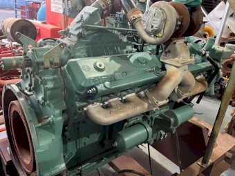 Detroit 16V71T 71 Series Turbo 760HP Diesel Engine on Baseplate