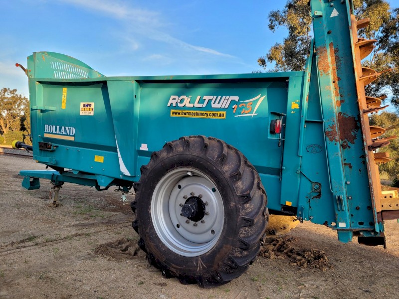Rolland 135 Rolltwin Rear Discharge Spreader