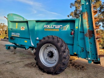 Rolland 135 Rolltwin Rear Discharge Spreader