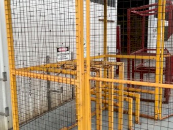 Gas Bottle Cage Gas Cylinder Storage Cage 2200mm wide