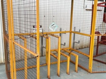 Gas Bottle Cage Gas Cylinder Storage Cage 2200mm wide
