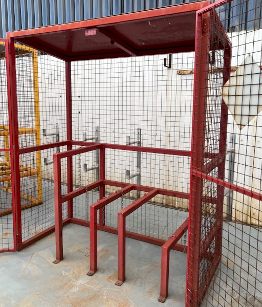 Gas Bottle Cage Gas Cylinder Storage Cage 1850mm wide