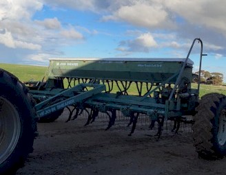 John Shearer 28 Row Combine