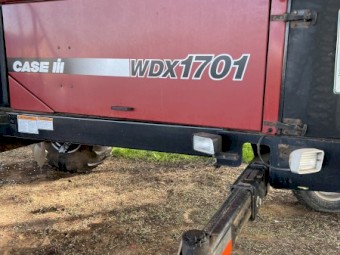 Case IH WDX1701 Windrower with Fronts and Trailers