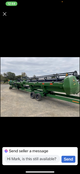 WANTED John Deere Draper Front