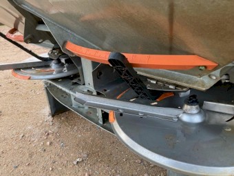 3PL Spreader Amazone ZAM Profis with Scales, Auto rate Calibration and Auto Speed Sdjusting