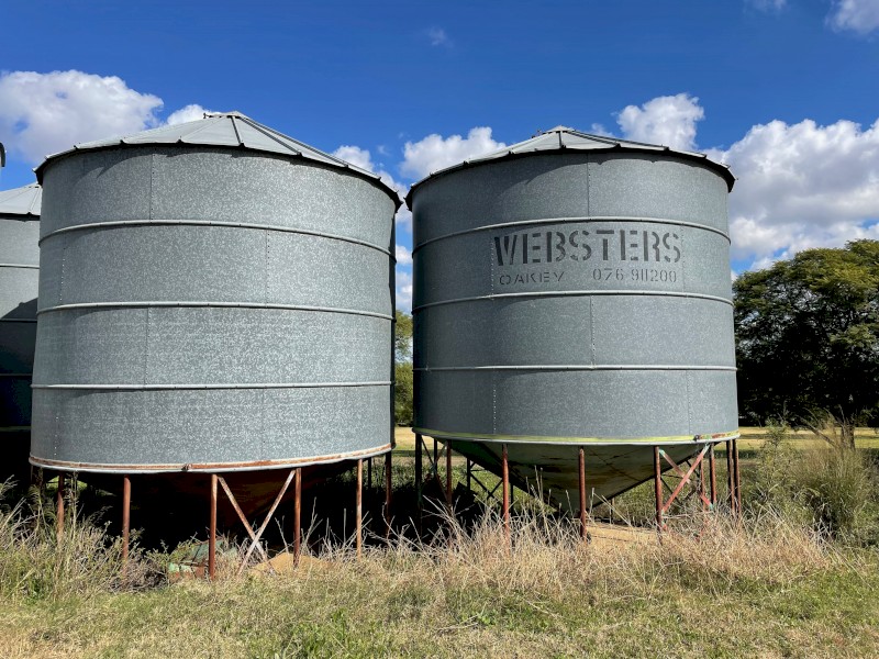 Websters 50 Ton Grain Silos