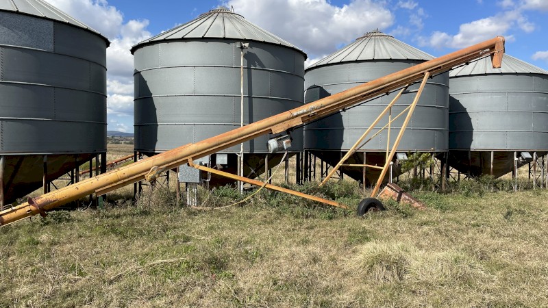 Sherwell Auger 40 ft x 9 in. 25 HP 3 Phase Power