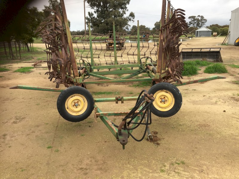40ft Howard Bagshaw Folding Harrows