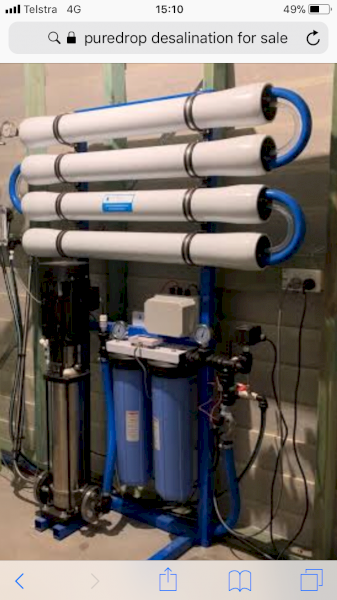 Puredrop desalination