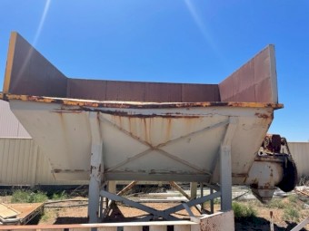 Large steel Hopper