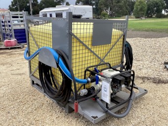 1000lt Honda fire fighting unit