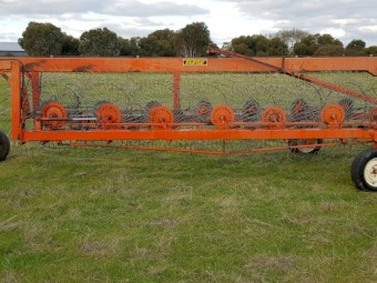 Schinckel 14 Wheel V or Inline Hay Rake