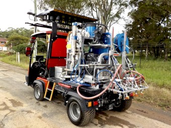 Graco RPS 2900 Truck Mounted RoadLazer RoadPak Line Striping System