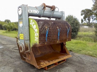 EX-130 Flip Screen Excavator Screening Bucket