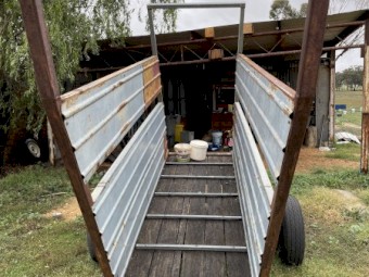 Portable ramp sheep cattle horses