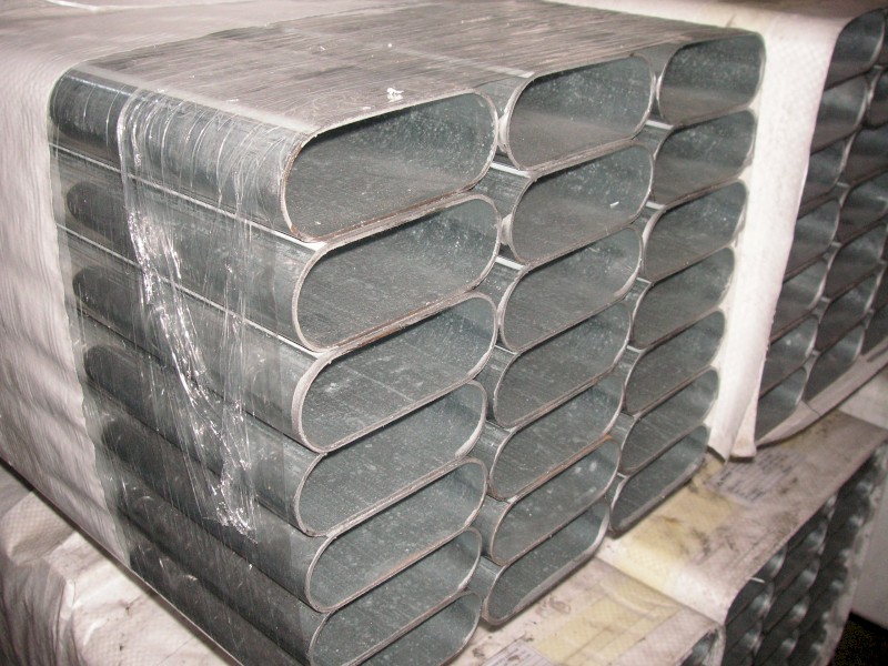 Cattle Rail - Galvanised Oval