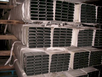 Cattle Rail - Galvanised Oval