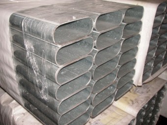 Cattle Rail - Galvanised Oval