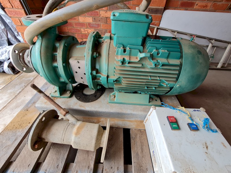 Three phase motor Southern Cross Starline 100x65-200 Water Pump With 22kw Motor Pump