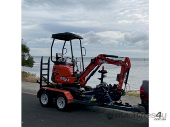 Mini Excavator EM2.1 & trailer package + Free Attachments