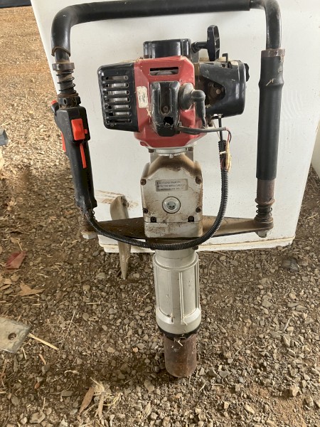 Petrol motor post driver