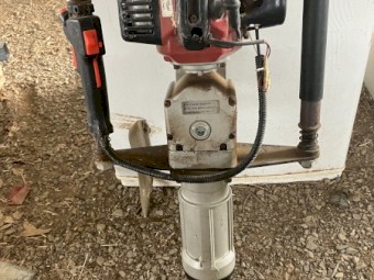 Petrol motor post driver