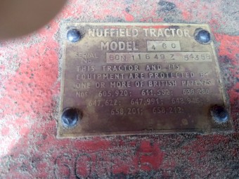 1962   Nuffield   460     Tractor  