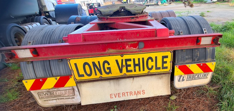 1985 SFM 2-Axle Dolly Trailer with Turntable