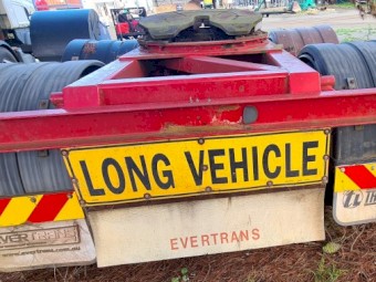 1985 SFM 2-Axle Dolly Trailer with Turntable