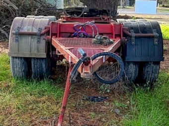 1985 SFM 2-Axle Dolly Trailer with Turntable