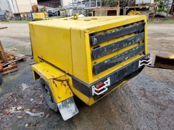 Atlas Copco XAS40DD Trailer Mounted Air Compressor