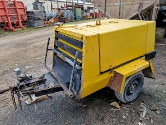 Atlas Copco XAS40DD Trailer Mounted Air Compressor