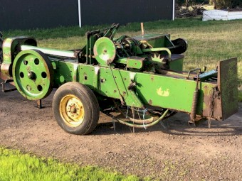 Vintage John Deere 24T baler