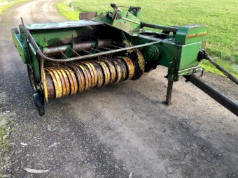 Vintage John Deere 24T baler