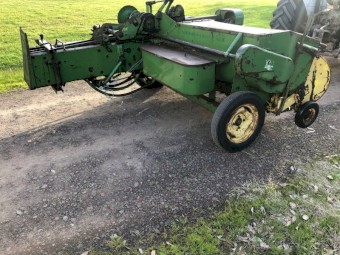 Vintage John Deere 24T baler