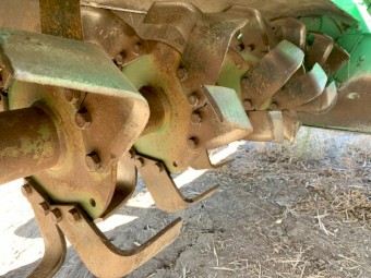 Under Auction - (A212) Celli Rotary Hoe Bed Former And Roller 